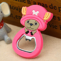 Kawaii One Piece Beer Bottle Opener Cartoon Anime Figure Tony Chopper Shape Barware Party Supplies Kitchen Accessories Portable