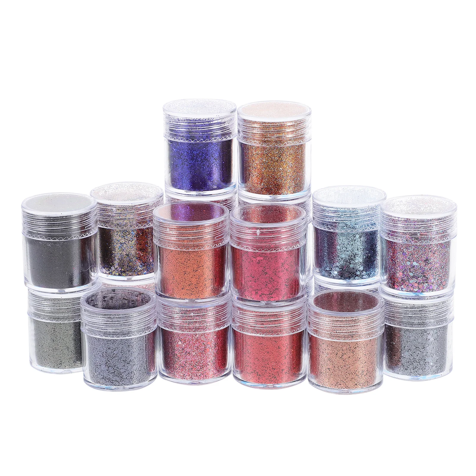 

20Pcs Nail Glitter Sequins Shiny DIY Creative Manicure Glitter Nails Supplies Nail Art Tools for Festivals Manicure Decors