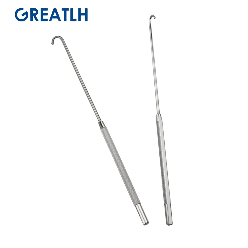 1pcs Uterine Hook Animal Ovaries Removal Hook Dogs Cats Veterinary Pet Orthopedic Instruments 200mm Long