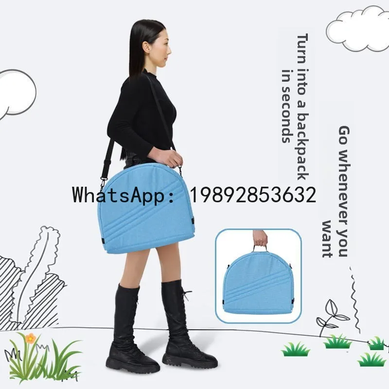 سرير أطفال مريح قابل للطي ومضاد للضغط، سرير سفر للأطفال حديثي الولادة #4