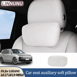 Linnunu Fit for Lixiang L6 L7 L8 L9 Mega Car Decoration Accessories Headrest Neck Pillow Official Same Style Auxiliary Soft Pillow Upgraded Thickened Comfortable Support Headrest Car Interior Accessories