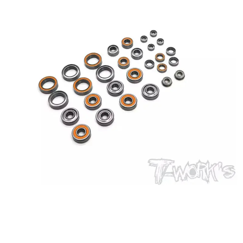 

Original T works BBS-SRX4 Precision Ball Bearing Set ( For Serpent SRX4 gen3 ) 29pcs. Professional Rc part