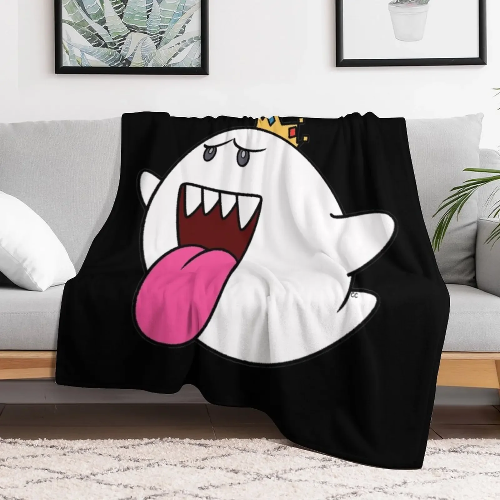 king boo Throw Blanket Hairys Polar Blankets