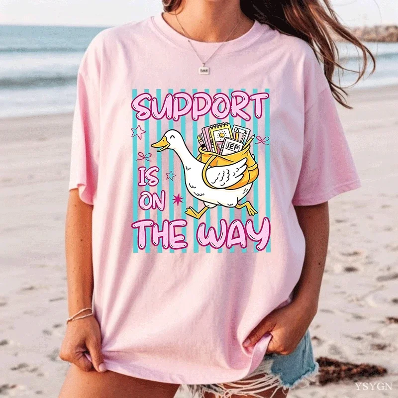 Support Is on The Way Shirt Sped Techer T-Shirt Silly Goose Tee Special Education Gift Funny Goose Teacher T-Shirt