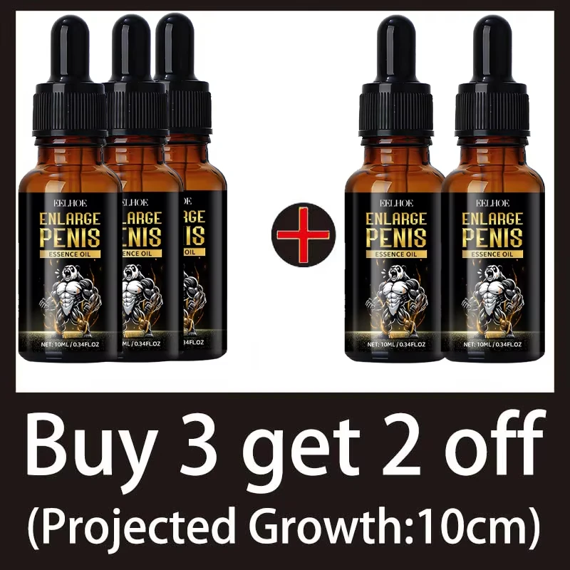 8Best Sellers Essential Oil Big Dick Male Penis Enlargement Oil Increase Size Erection Product Aphrodisiac Sex Extender Enhance - Image 4