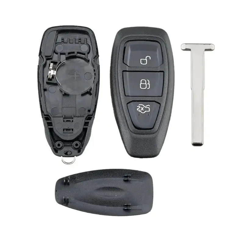 

1Pc Replacement Smart Key Case For Ford Fiesta Kuga Focus 3 Button Remote Fob Cover