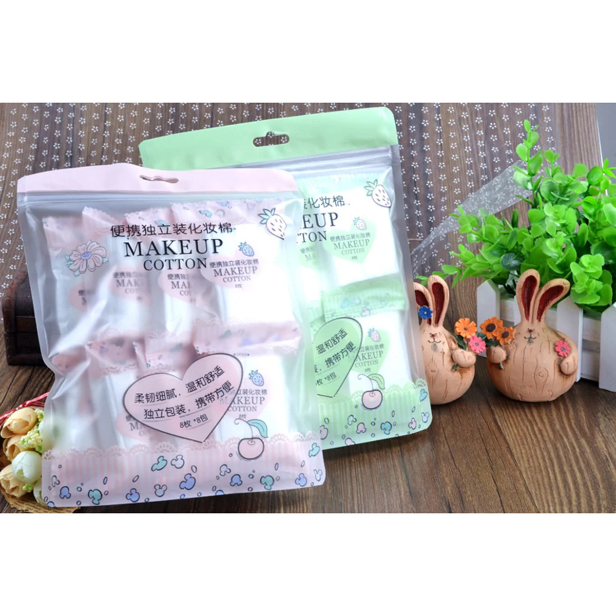 64Pcs Makeup Facial Cotton Soft Lightweight Clean Pads Face Ideal for Makeup Removal Skin Care Deep Cleaning Gentle on Skin