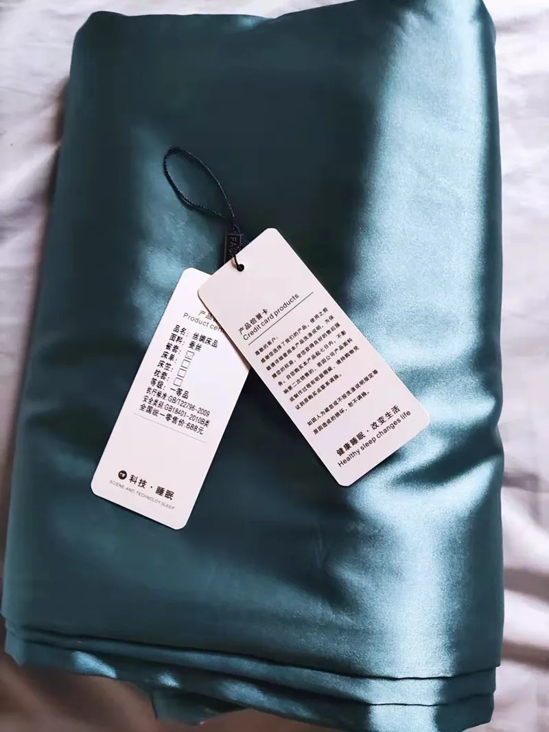 Mulberry Silk Duvet Cover Double Faced Silk Quilt Cover Pure Color Luxury High Quality Naked Sleep Twin Queen King Bedding Set
