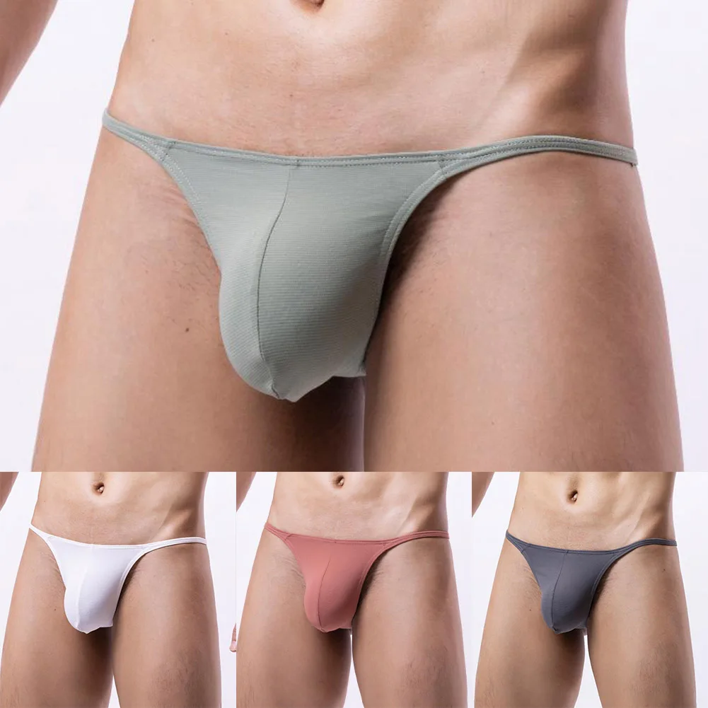 Slip taille basse pour homme, sous-vêtement de sport, sexy