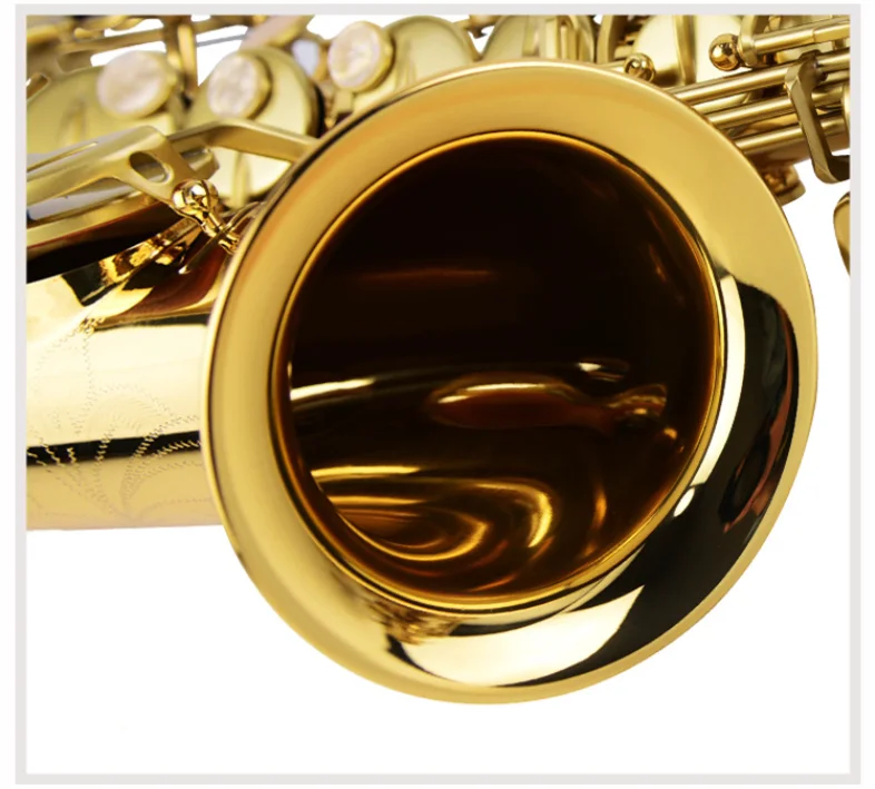 Eb Performance Practice Brass Instrument Alto Saxophone with High-grade Packaging Box Accessories