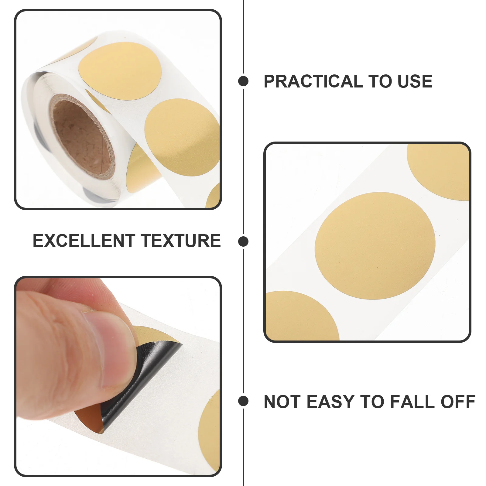 Round Scratch Off Stickers Adhesive DIY Labels Easy to Use for Various Occasions Scratch Card Coating Fun Classroom
