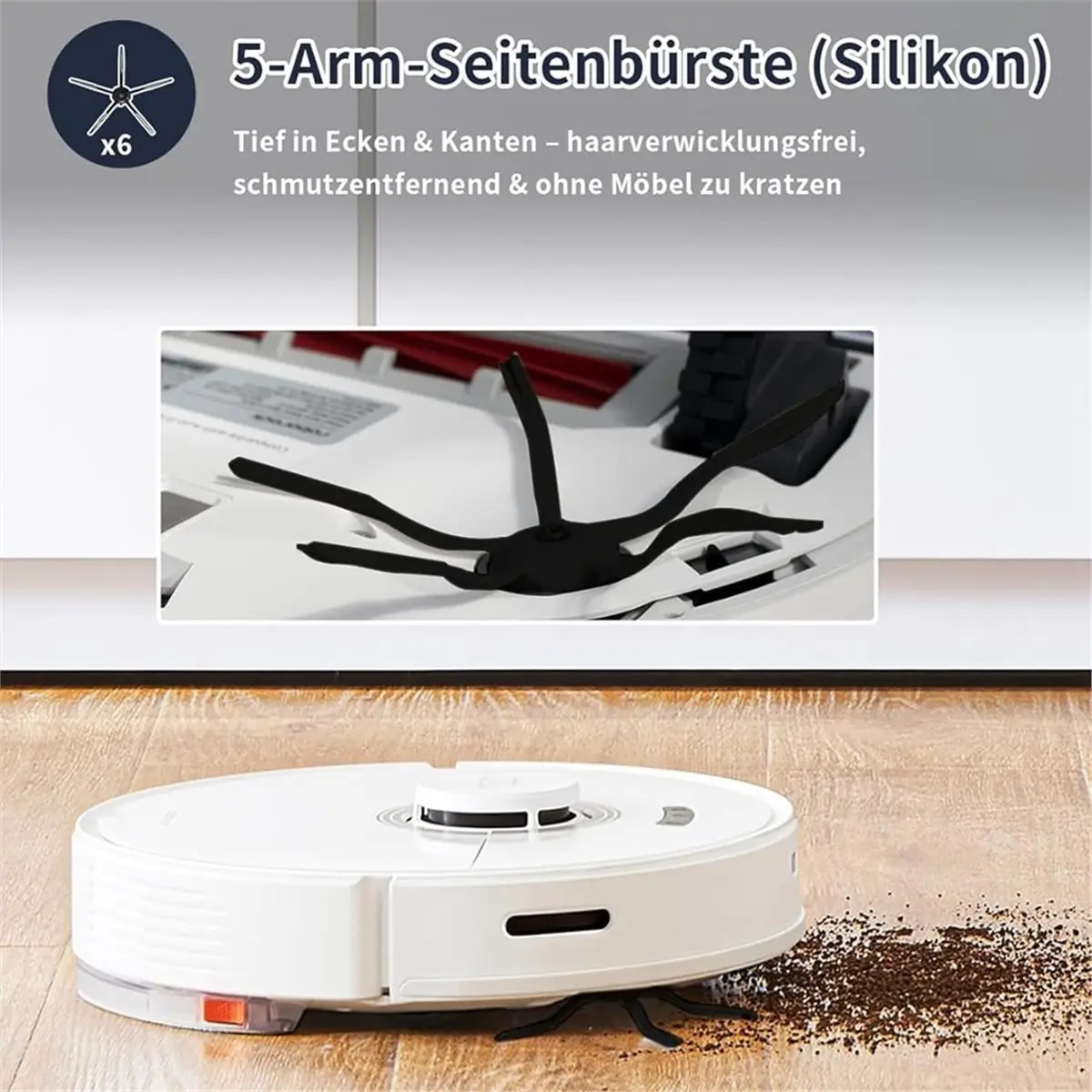 

25PCS Main Side Brushes Hepa Filters Dust Bags Mop Pads for S7 MaxV Ultra / S7 Pro Ultra Vacuum Cleaner Parts