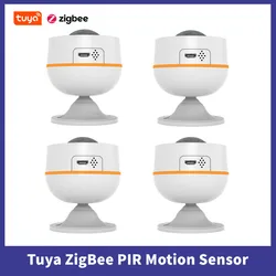 Tuya ZigBee Smart Life Home Indoor Outdoor Infrared Motion Sensor PIR Switch Temperature Humidity Sensor Built-in T&H Detector