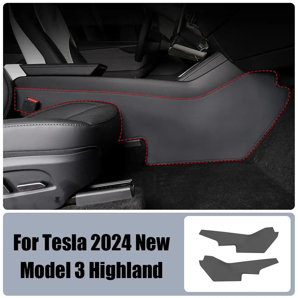 

For Tesla Highland Car Central Control Side Kick Pad Mat Air Anti Protective Accessories Pad Anti Kick Outlet J1H9