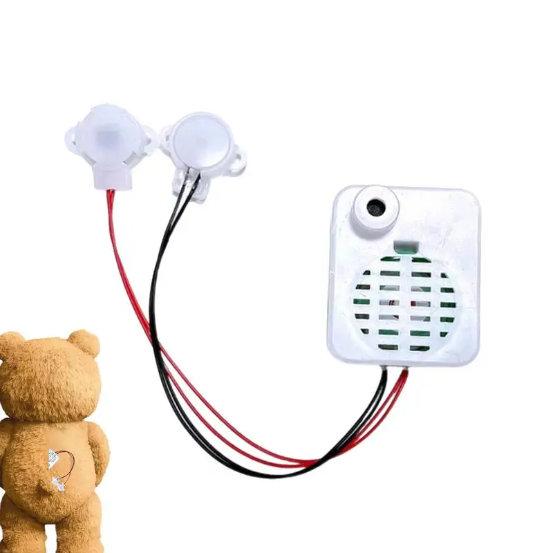 

Plush Toy Voice Recorder Stuffed Animal Voice Box Recordable Sound Module Plush Dolls DIY Voice Message Recorder Device