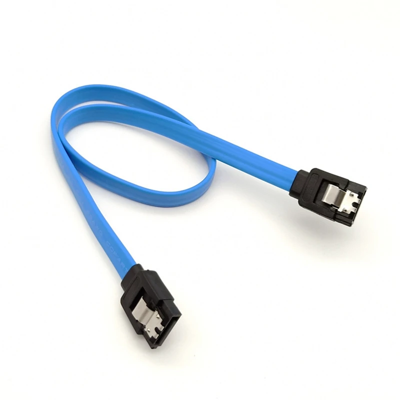 10 Pieces Of Sata3.0 Solid State Drive Serial Port Data Cable With Lock Sata Cable 3.0 Data Cable Series 6Gb/S 40Cm