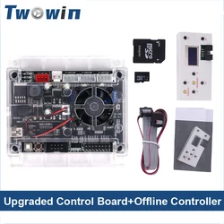 Atualizado 3 Axis Offline Controller Board, GRBL, porta USB, máquina de gravura CNC, placa de controle para 2117,1610,2418,3018