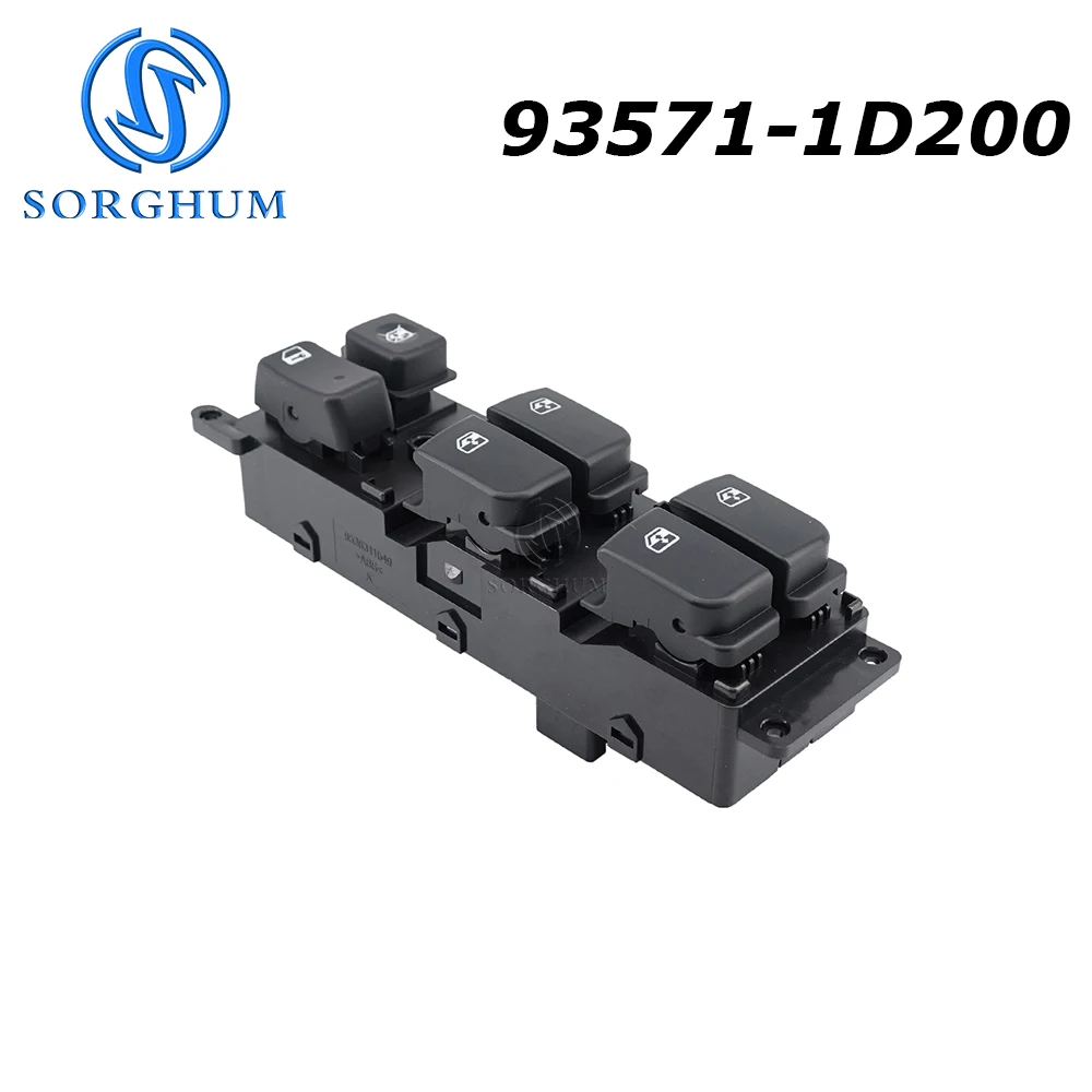 

SORGHUM 93571-1D200 Front Left Driver Auto Down Electric Power Window Control Switch For Kia Carens Rondo 2006-2012 935711D200