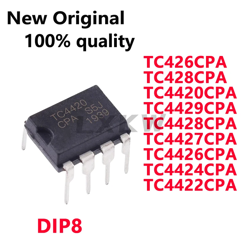 10/PCS New Original TC4420CPA TC4429CPA TC4428CPA TC4427CPA TC4426CPA TC4424CPA TC4422CPA TC428CPA TC426CPA DIP8 In Stock