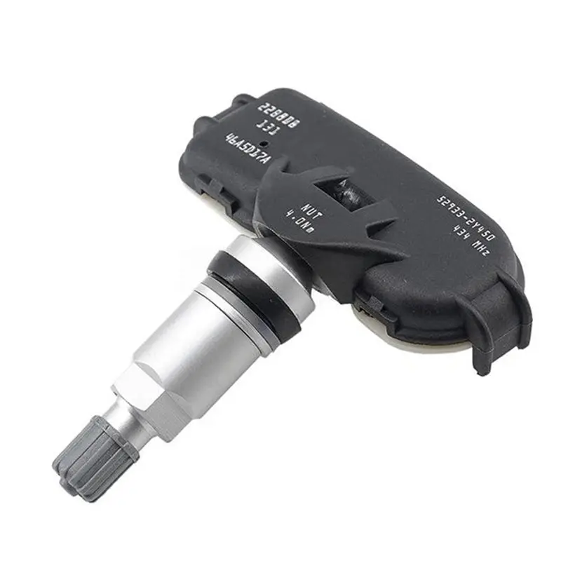 Sensor de Pressão dos Pneus Compatível com Ix35 I40 Kia Sportage Rio, 4 Peças, Sistema de Monitoramento de Pressão dos Pneus TPMS 52933-2Y450