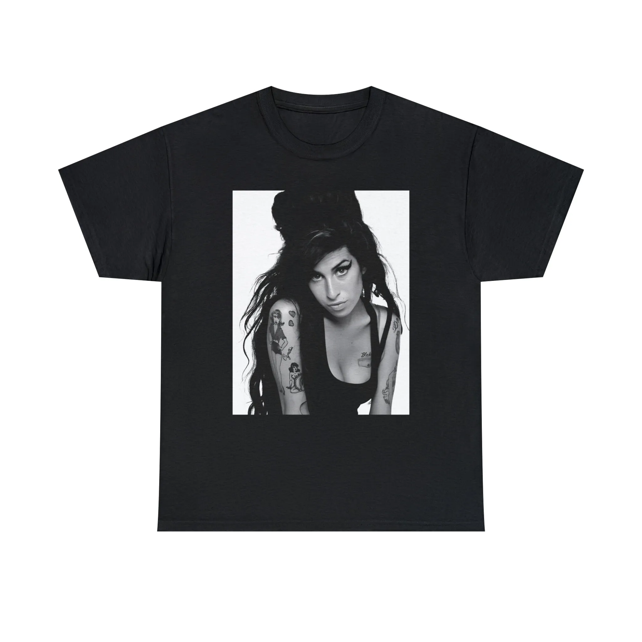 Amy Winehouse Vintage Retro T Shirt Style Bootleg 90s Inspired Aesthetic Photoshoot For Fan