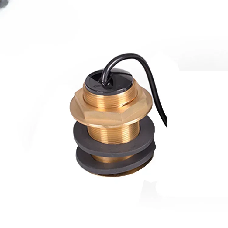 

Thru Hull Bronze 200/50Khz Sensor transducer for echo sounder with water sensor