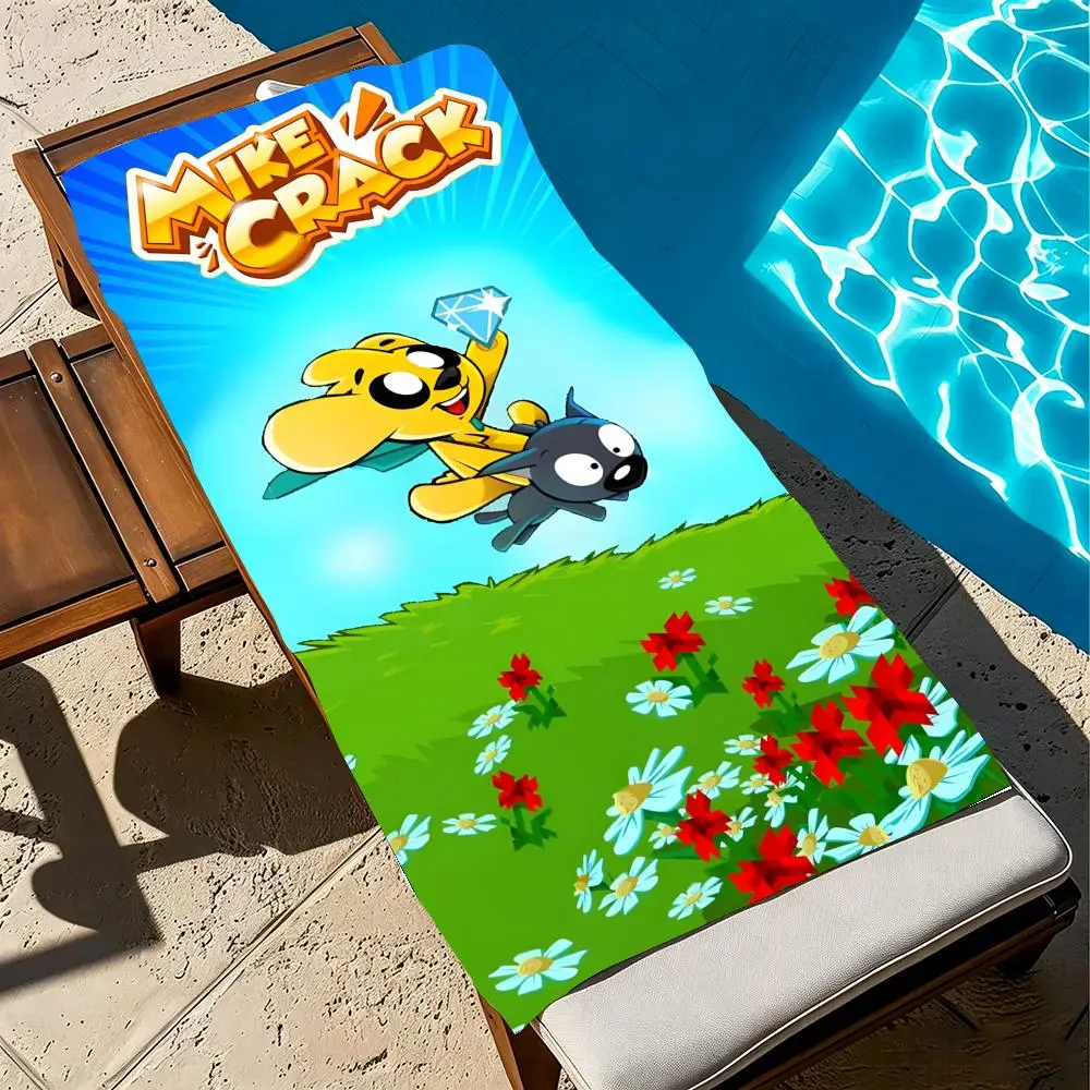 YouTuber M-Mikecrack Towel Towel beach towel, quick drying absorbent bath towel for Swim,Gym,Camping,Outdoor hot