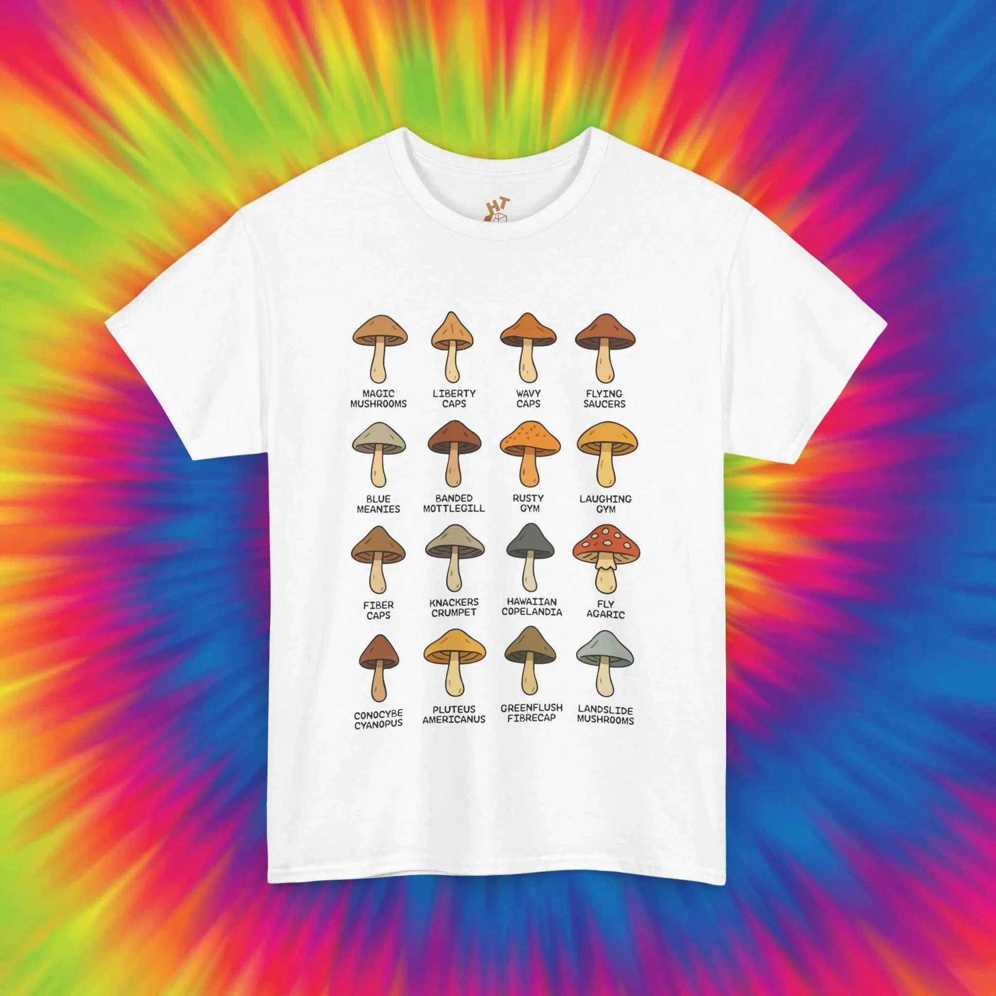 Magical Mushroom T-shirt Magical Fungi Shirt Mushroom Neutral T-shirt Psychedelic Shirt Psychedelic Fungi Enthusiasts