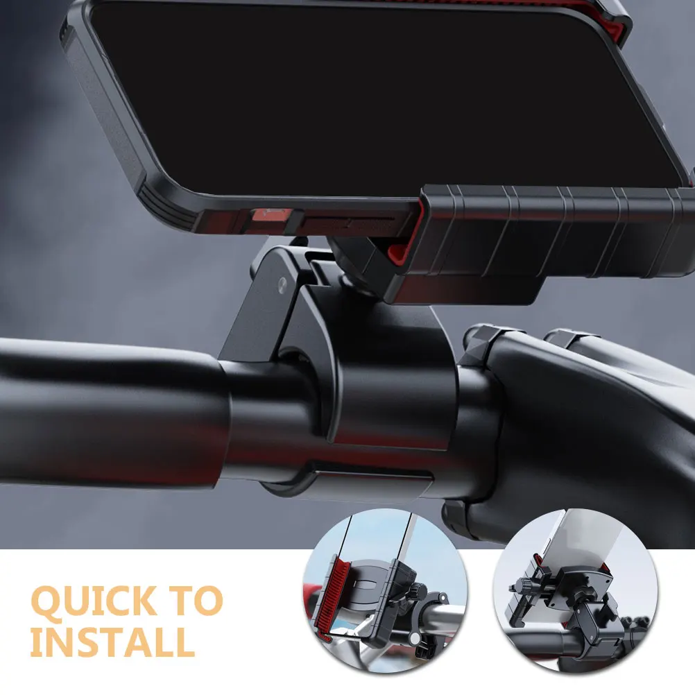 

Anti-shake Phone Holder Bike Mount Stand Motorbike Bracket Vibration Reduction Universal Stand for Cycling Motorcycles Cell