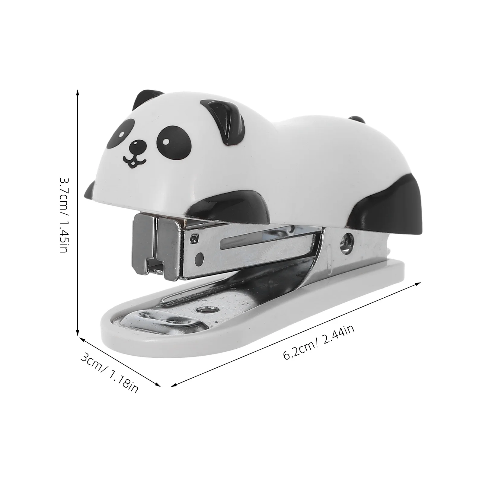 Simpatico panda mini cucitrice portatile desktop ufficio casa uso scolastico cucitrice a mano leggera forniture per ufficio di cancelleria decorativa