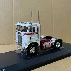 IXO 1:43 Scale US FREIGHTLINER COE 1976 Truck Trailer Head Simulation Alloy Car Model Diecast Toys Vehicle Collectible Souvenir