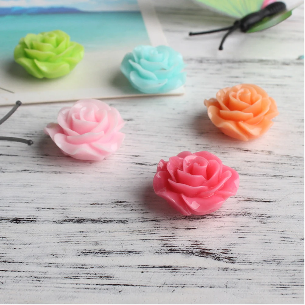 

10pcs 2.5Cmcreative Imitation Rose Fridge Magnet Hold Refrigerator Paste Cute Animal Design Home Decoration Magnetic