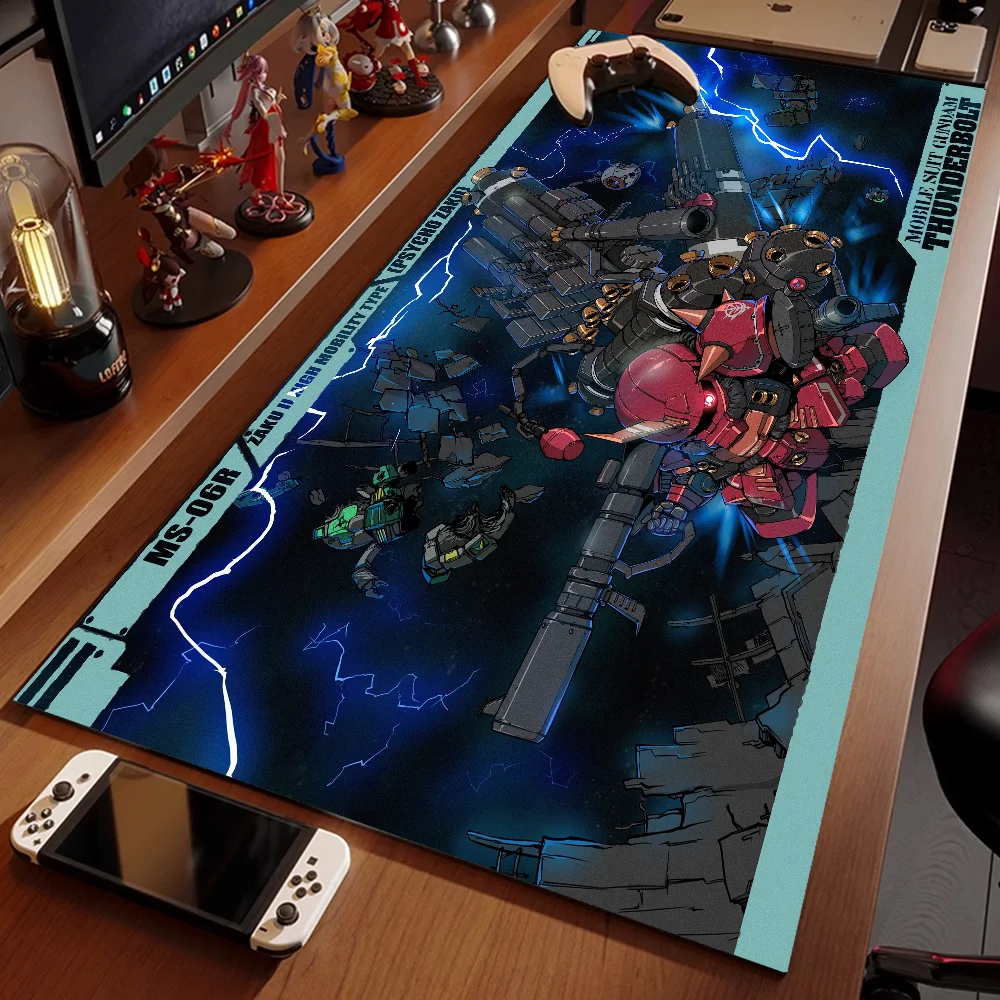 Pc Gamer Cabinet Desk Mat Keyboard Carpet G-GUNDAM Mousepad Computer Gaming Accessories Anti-slip Anime Xxl Kawaii rug Mice mat