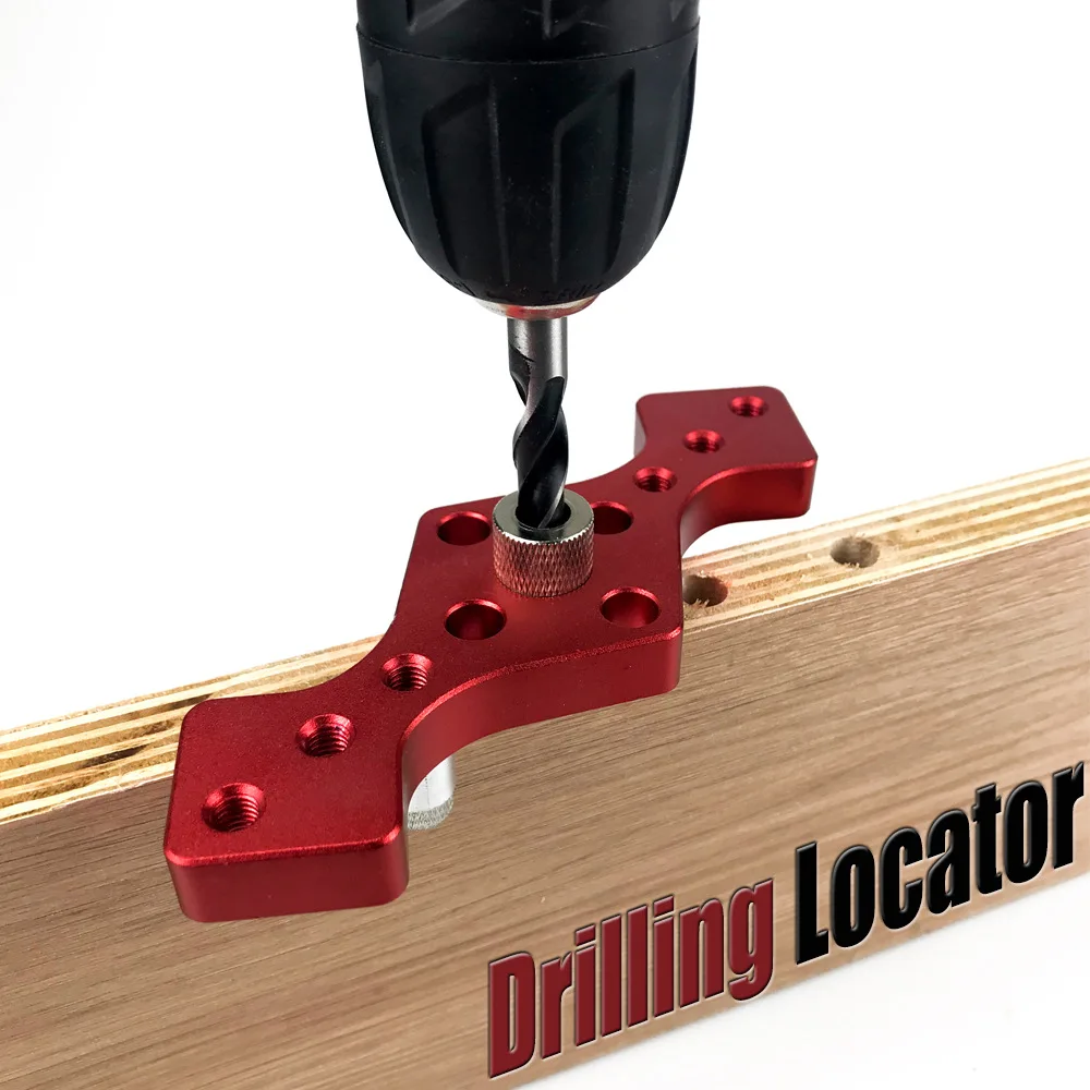 Pocket Hole Jig Woodworking Drill Guide Vertical Hole Locator Doweling Jig Straight Hole Punching Tool for Woodworking