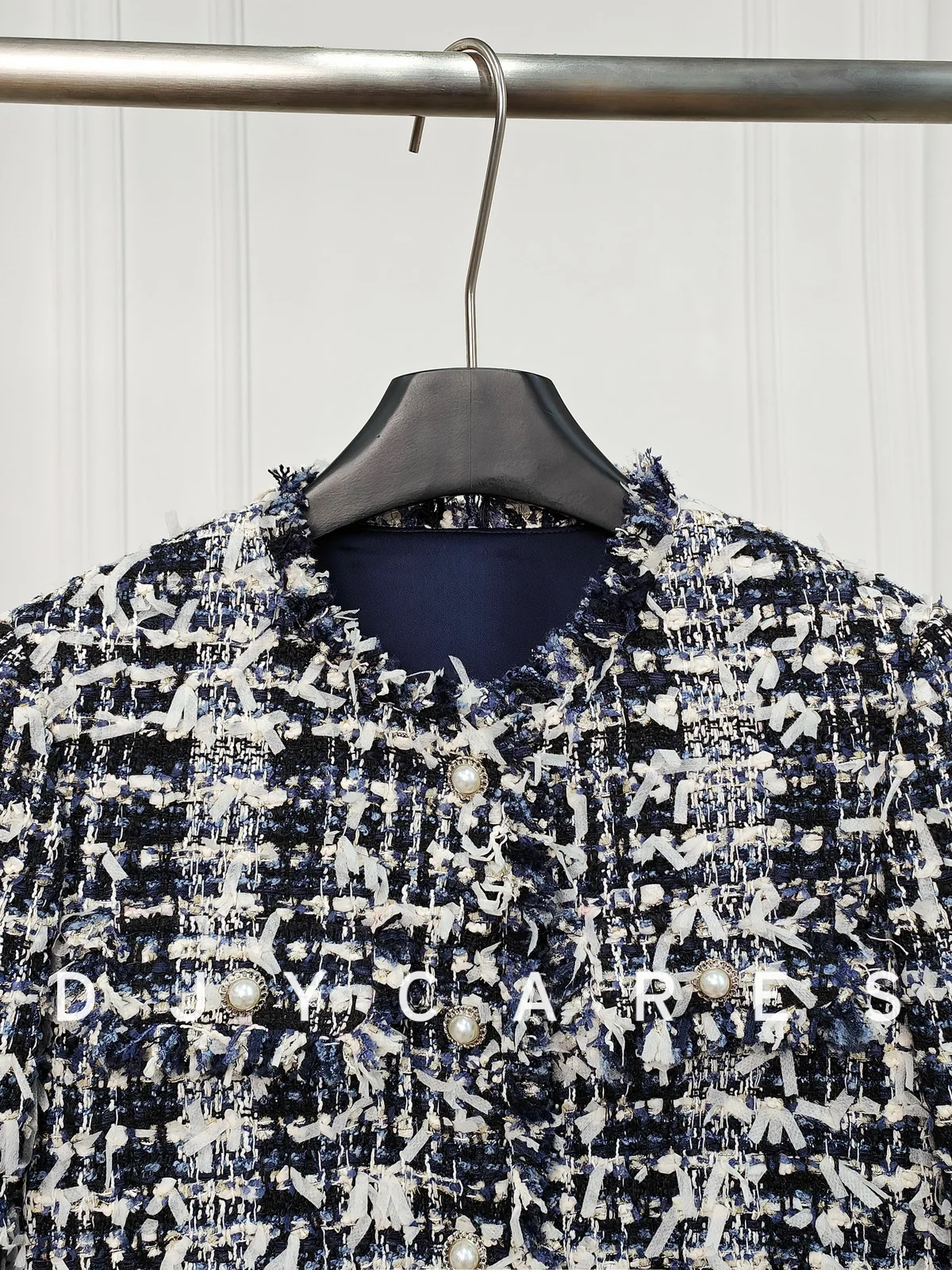 New Light luxury floral coat, fashionable and exquisite tassel top big  size
