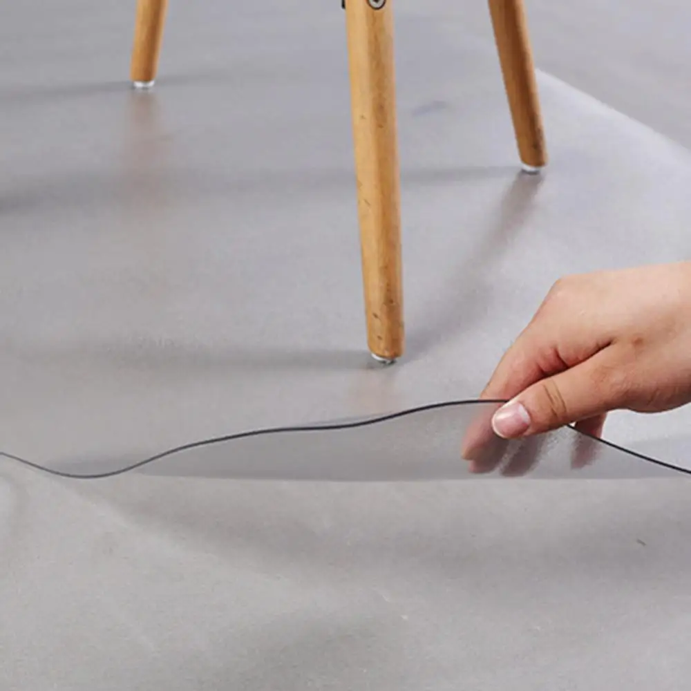 Carpet Non-Slip Mat Transparent Computer Table Mats 60x120cm PVC Protector Clear Chair Home Office Rolling Chair Floor