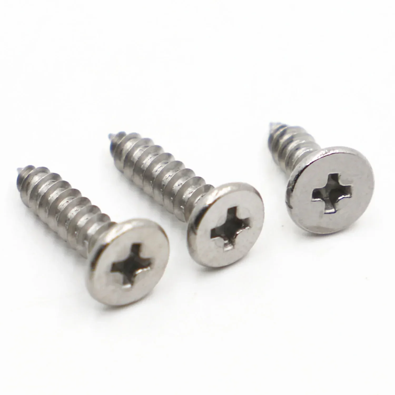 M2 M2.3 M2.6 M3 M3.5 M4 M5 M6 304 Stainless Steel Phillips Super Ultra Thin Flat Wafer Head Self-tapping Screws