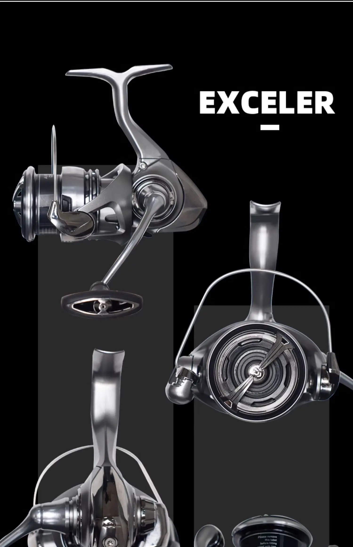 2023 DAIWA EXCELER LT Spinnrolle 5+1BB Maximale Bremskraft 12kg Baitcasting-Rolle für Salz- und Süßwasser – Detail 9