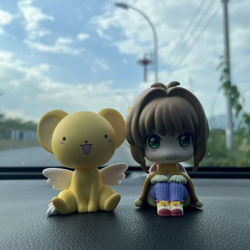 Nouveau produit en Stock Anime polyvalent Sakura Q édition Sakura Koke fait à la main poupée mignonne ornement de bureau modèle cadeau d'anniversaire