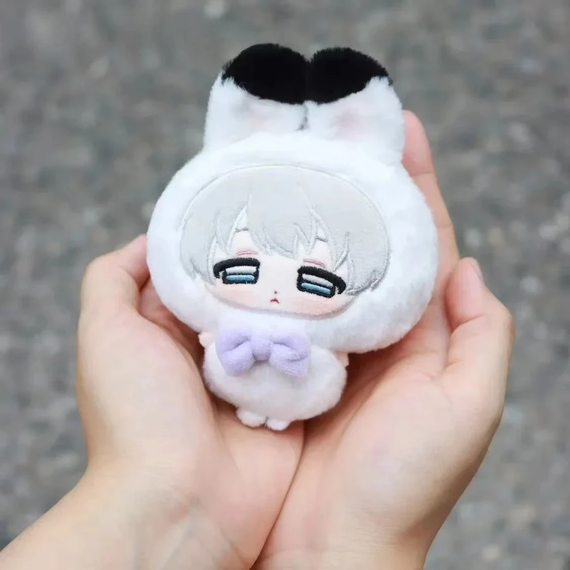 Anime Love and Deepspace Xavier dibujos animados muñeco  peluche cuerpo Cosplay 10cm juego Plushie juguetes muñecas colgante l