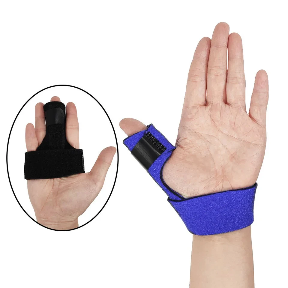 1Pcs Finger Brace Finger Holder Protector Medical Sports Wrist Thumbs Arthritis Splint Support Guard Gear for Left Right Hands