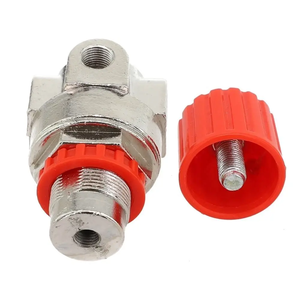 2 Pcs High Accuracy Pressure Regulating Valve Air Compressor Parts 3 Holes Voltage Regulator Air Control Aluminum