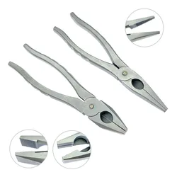 Orthopedics Nice Flat Nose Pliers with Serrated Jaws Veterinary Orthopedics Pliers Instruments 1pc