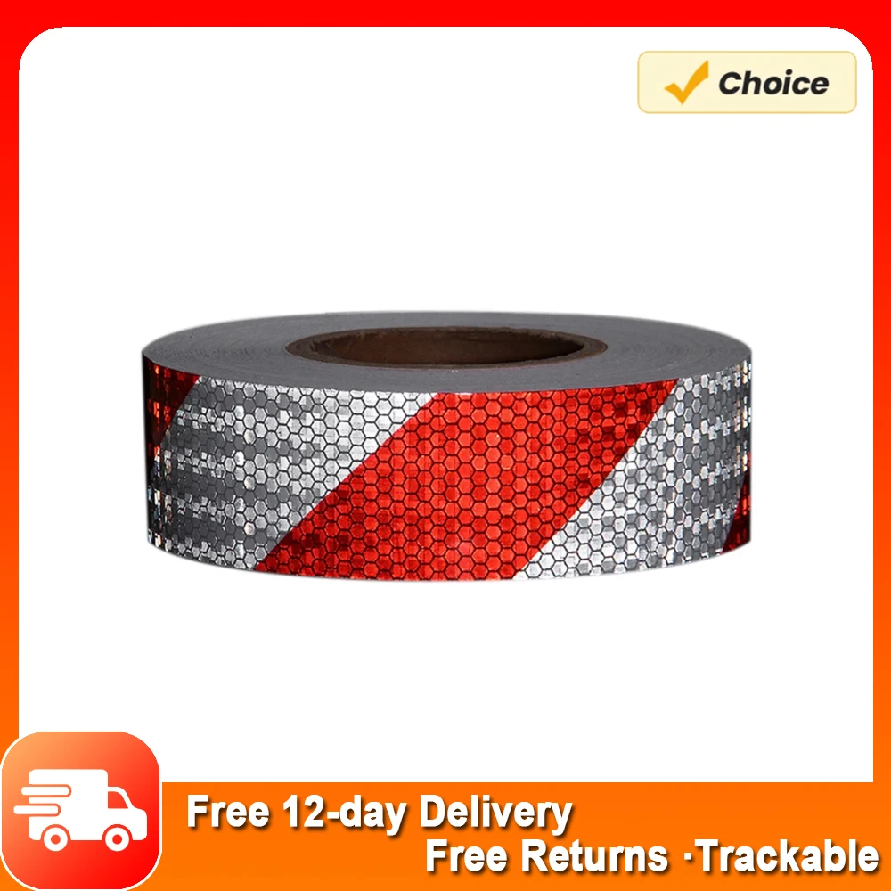 Shining Reflective Safety Warning Tape Self Adhesive Twill Printing Reflective Tape for Car