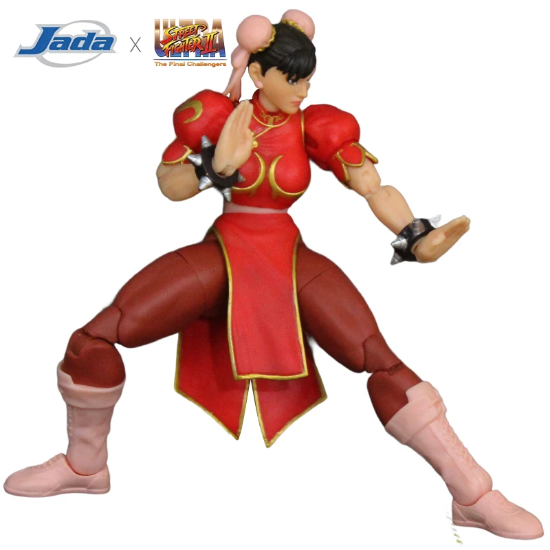 

JADA Toys Street Fighter Chun-Li Фигурка Crimson Justice Edition Коллекционная фигурка (6 дюймов шарнирный красный вариант) JD35664
