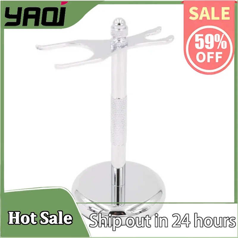 

Hot Sale! YAQI Mens Shaving Brush And Razor Stand Set for 26-28mm Knot Brush 220g Weight