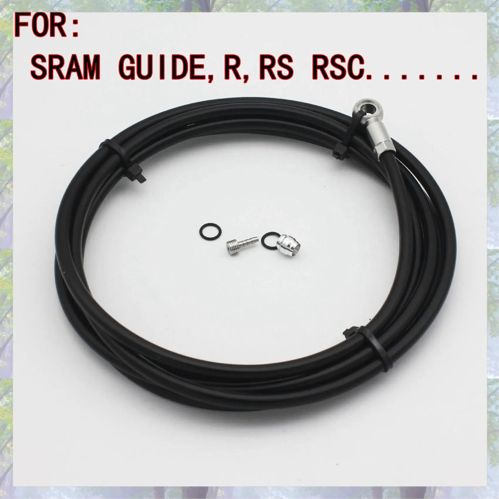 

Новое поступление, велосипедный масляный трос дискового тормоза, 2 м, велосипедный дисковый тормоз, масляная трубка, тормозной шланг со вставкой для SRAM GUIDE R/RS/