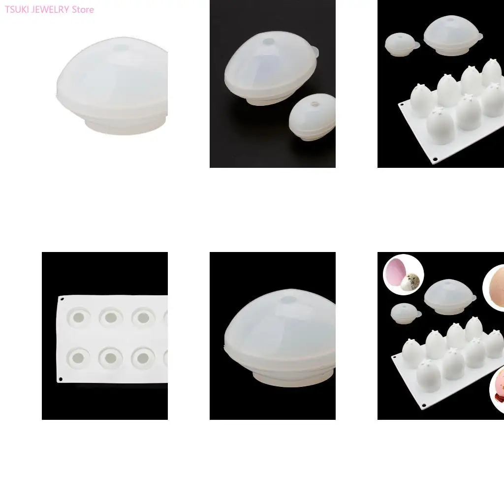 

62KE Пасхальное яйцо в форме силиконовой плесени пасхальная вечеринка