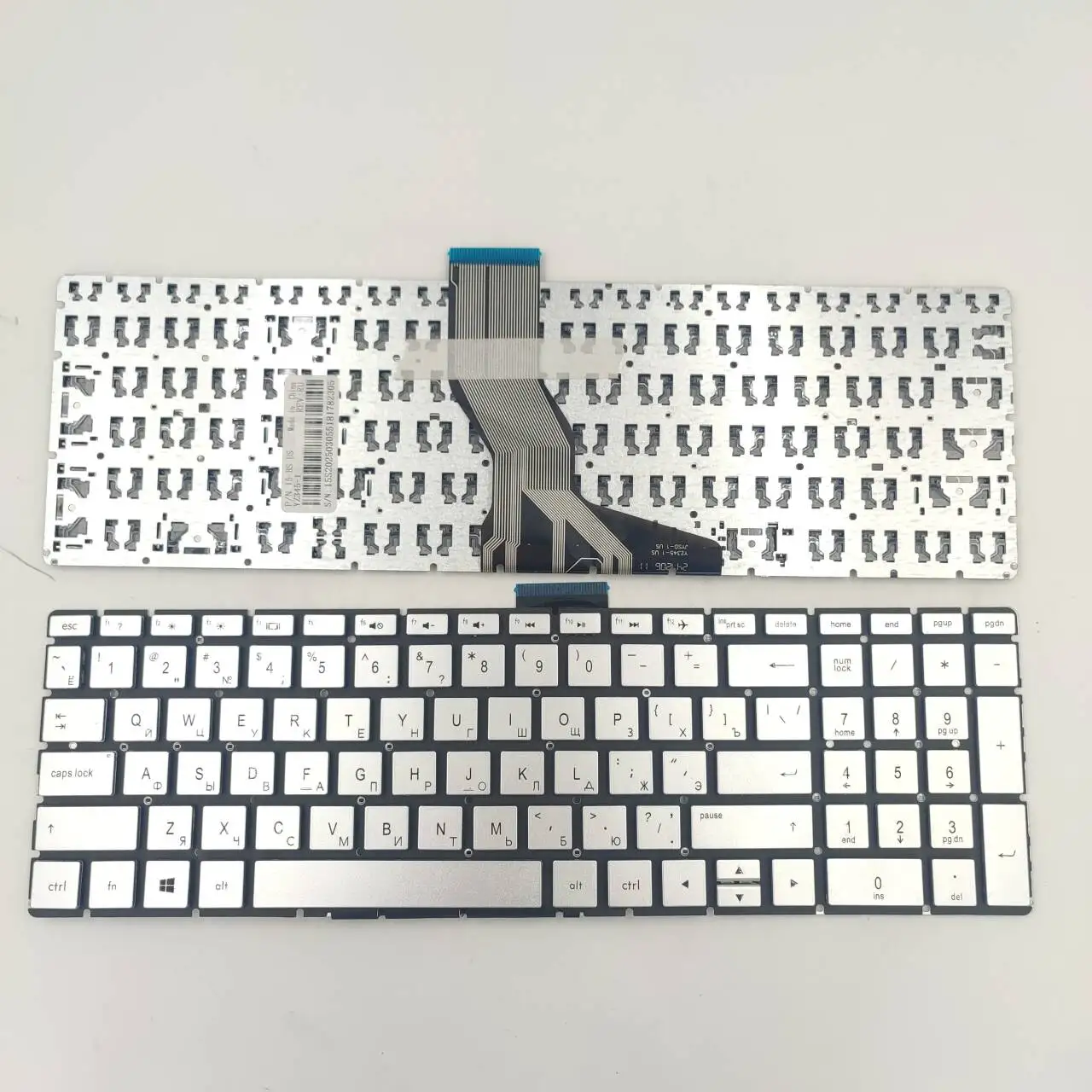 RU layout for HP 15-CC/BS/BW/BD/CB/CK/CD/BU/BP/BX 15Q-DY 15BR 15S-ER/FR/EQ/FQ/eq/fq 15-CC 17G-BR TPN-Q230 Q222 TPN-C129 keyboard