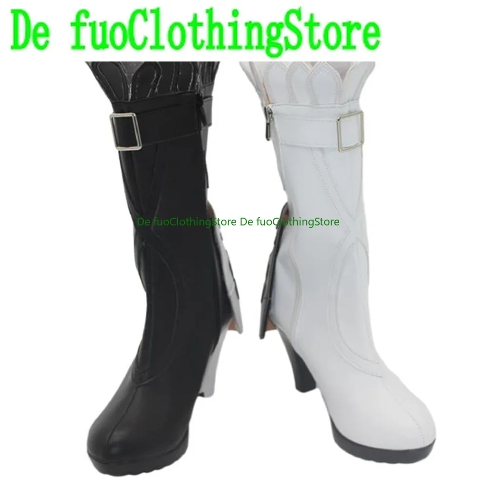 Reimu Endou Virtual Cosplay Shoes Boots Game Anime Halloween Christmas DefuoClothing Shoes Store